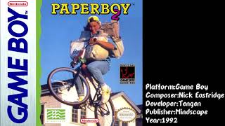 Paperboy 2 Game Boy Soundtrack [upl. by Margi]