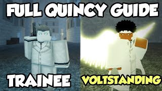 Type Soul The FULL Quincy Progression Guide Schrift To Voltstanding [upl. by Quarta]