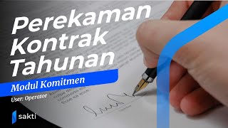 Modul Komitmen  Perekaman Kontrak Tahunan [upl. by Shewmaker]