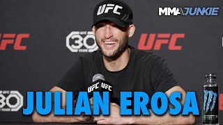 Julian Erosa Plans Rude Welcome to Octagon For Debuting Opponent  UFC Fight Night 223 [upl. by Irret]