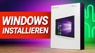 Windows 10 installieren 2022 Mit USB  Einrichten amp Treiber Installation [upl. by Ileek356]