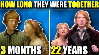 How Long Every Harry Potter Couple Was Together Ranked [upl. by Ardnuhsal]