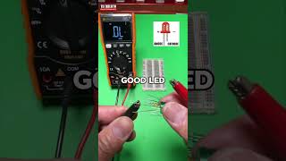 How to Test LEDs with Digital amp Analog Multimeter electronic [upl. by Howey668]