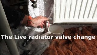 Changing a thermostatic radiator valve without draining down [upl. by Neetsyrk291]