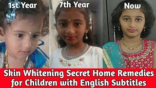 How to Improve Your Children Skin Complexion Naturally  Baby Skin Whitening TipsAnusha Vlogs [upl. by Nuyh]