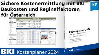 Sichere Kostenermittlung mit BKI Baukosten und BKI Regionalfaktoren für Österreich [upl. by Aerehs704]