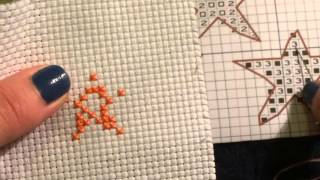 FOLLOW A CROSS STITCH PATTERN [upl. by Akym371]