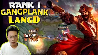 🔴 LangD Gangplank  How to make Skarner Cry  LangD Rank 1 Gangplank vs Skarner [upl. by Ttegdirb]