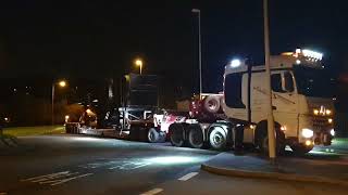 Bascule Bridge returns to Landore in Swansea on 16 Dec 2021 [upl. by Hillier]