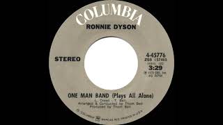 1973 HITS ARCHIVE One Man Band Plays All Alone  Ronnie Dyson stereo 45 [upl. by Kila]