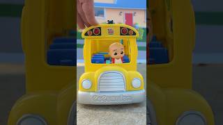 Baby JJ is ready to ride the bus to school Toy Pretend Play cocomelon toys [upl. by Yerxa]