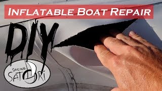 Inflatable Boat Repair Sailing Satori OTH7 [upl. by Engeddi]