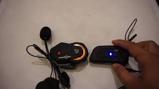 Pairing Bluetooth Helmet Intercom FreedConn TMax with Vnetphone  Interphone  BTRider V6 1200 [upl. by Nylyrehc]