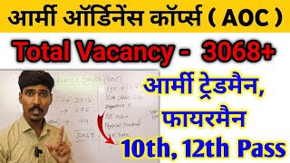 Army Ordnance Corps Recruitment 2022  AOC Army Ordnance Corps  army ordnance corps tradesman mate [upl. by Satterfield]