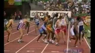 POLACY MISTRZAMI ŚWIATA SZTAFETA 4x400 m Sevilla 1999 r [upl. by Epilihp]