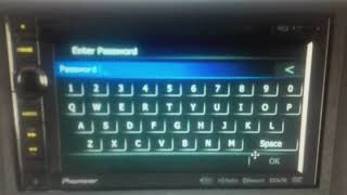 Pioneer avic F940bt password unlock разблокировка avic F930bt avic D3 [upl. by Lewanna]