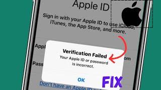 Verification Failed Your Apple ID or Password is incorrect [upl. by Yecniuq]