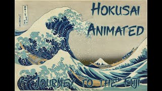 Hokusai animation Journey to the Fuji [upl. by Notnek]