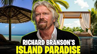 Richard Bransons Island Paradise A Tour of the Magnificent Necker Island Retreat [upl. by Airetak490]