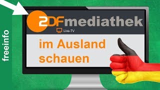 ZDF Live Stream amp Mediathek im Ausland schauen [upl. by Edwine434]