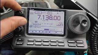 Yaesu 891 vs Icom 7100 NB comparison noise blanker test between the 2 in my noisy truck [upl. by Noreht]