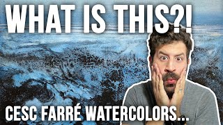 AMAZING Watercolor Landscapes by Cesc Farré [upl. by Eidson563]