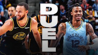 Steph Curry 27 PTS VS Ja Morant 29 PTS EPIC DUEL [upl. by Trella]