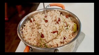 Jamaican Rice and Peas Quick Version [upl. by Enihpets]