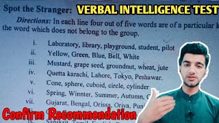 verbal intelligence test verbal reasoning  spot the stranger  odd man out  odd one out [upl. by Silvester]