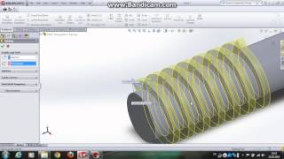 SolidWorks Vidalı Mil Çizimi [upl. by Augy681]
