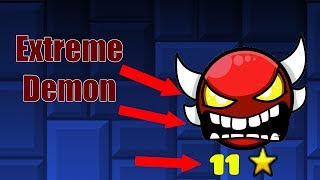 HOW TO BUILD AN EXTREME DEMON Geometry Dash [upl. by Bethina]