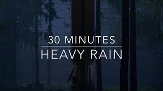 Rain Sounds ASMR  Heavy Rain on Window  30 Minute Rain Sounds for Sleep ADHD Fall Asleep Fast [upl. by Jamill222]