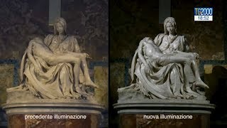 Vaticano Nuove luci per la Pietà di Michelangelo [upl. by Angy351]