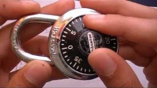 How to find the combination to a master lock HD [upl. by Olemrac716]