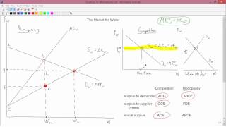 Intermediate Microeconomics Surplus in Monopsony [upl. by Shandra]