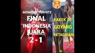 FINAL INDONESIA 2  1 THAILAND  INDONESIA MENANG LANGSUNG DANGDUTAN [upl. by Cindra]