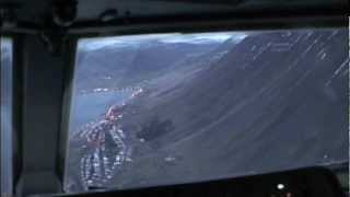 Isafjordur Spectacular Approach Must See [upl. by Amorita579]