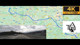 Balen 🇧🇪 to Koblenz 🇩🇪  Real time  4K [upl. by Breh660]