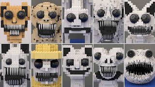 LEGO ALL Jumpscares  ALL Characters in ZOONOMALY Collection №1  Noob Pro HACKER  ZOONOMALY [upl. by Hege482]