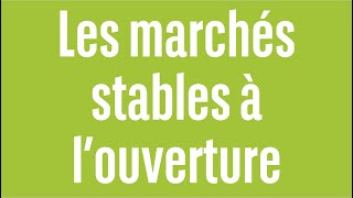 Les marchés stables à louverture  100 Marchés  matin  150424 [upl. by Nilram]