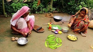 Bangali Kancha KOLAR KOFTA Recipe  Raw Banana Kofta Curry prepared by Grandmother Village Food [upl. by Pavla640]