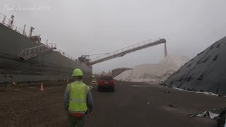 The Manitoulin discharging salt at Compass Minerals [upl. by Retsae]