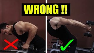 DUMBBELL KICK BACK TRICEP STUPID MISTAKES तुरंत रोकें यह गलतियां [upl. by Yekim]