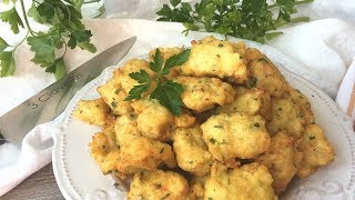 Buñuelos de bacalao Receta muy fácil [upl. by Tonina]