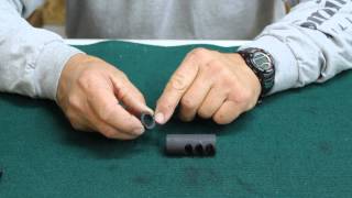 How to install a rifle compensator with Jerry Miculek [upl. by Eward]