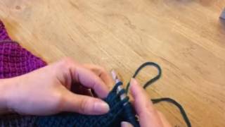 Knottens tutorial eenvoudige tunische steek [upl. by Kellina151]