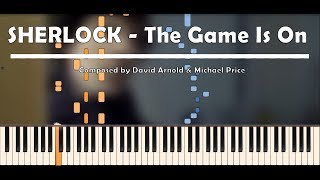 Sherlock  The Game Is On  Piano Tutorial [upl. by Eibbor]