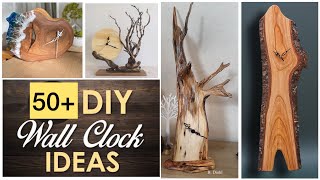 50 RUSTIC WOODEN WALL CLOCKS ll WOODEN RUSTIC WATCHES ll DIY WALL CLOCKS IDEAS 💡 [upl. by Atnauqahs]