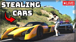 Super Cars vs Cops in GTA RP RedlineRP [upl. by Cher]