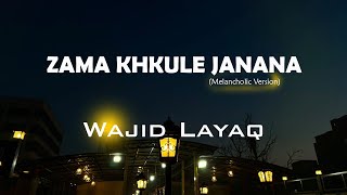 Wajid Layaq  Zama Khkule Janana Melancholic Version  Lyrics Video with English Subtitles [upl. by Normalie]